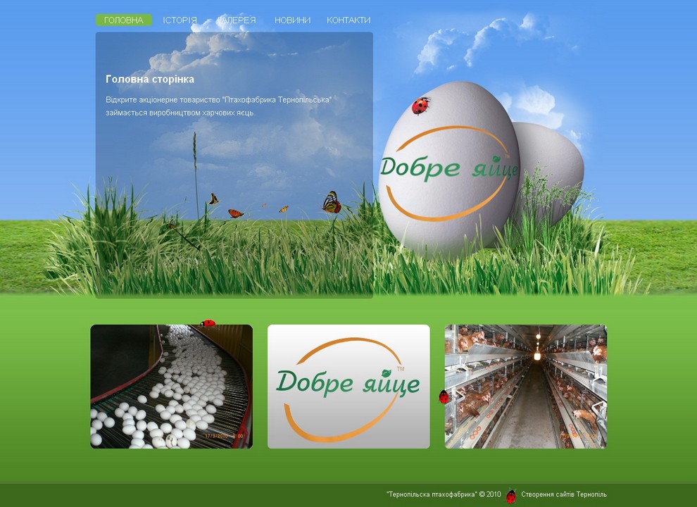 Poultry farm website